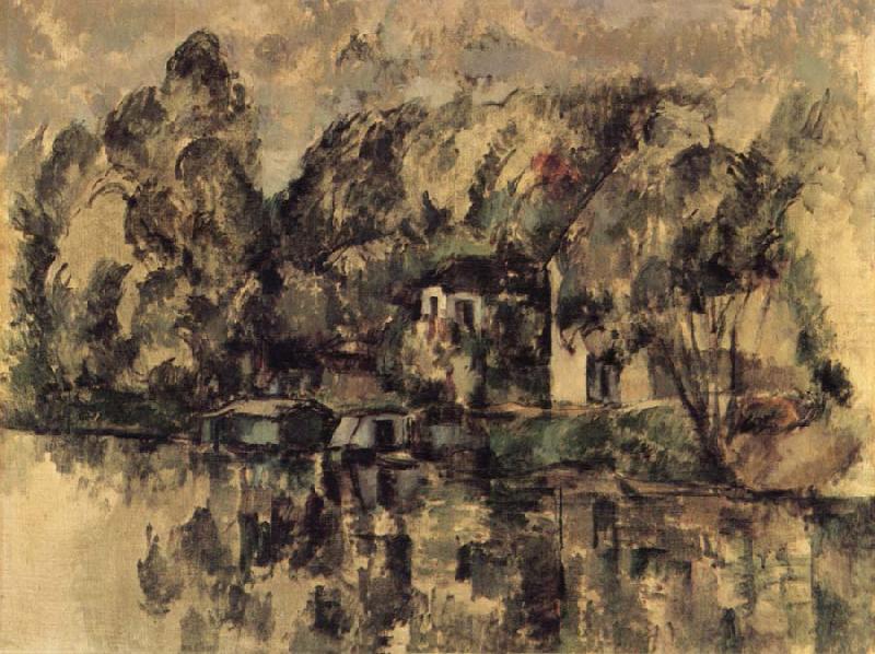 Paul Cezanne Au Bord de l-Eau China oil painting art